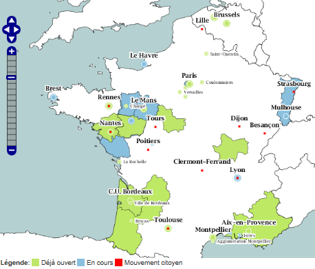 Carte France Open Data