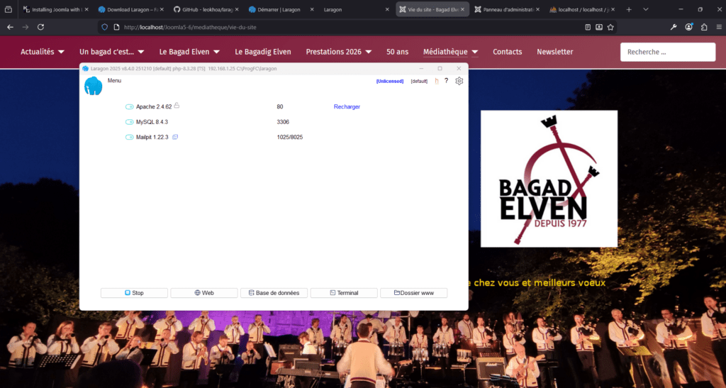 Bagad Elven et Laragon