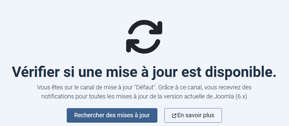 Mises à jour automatiques Joomla 6